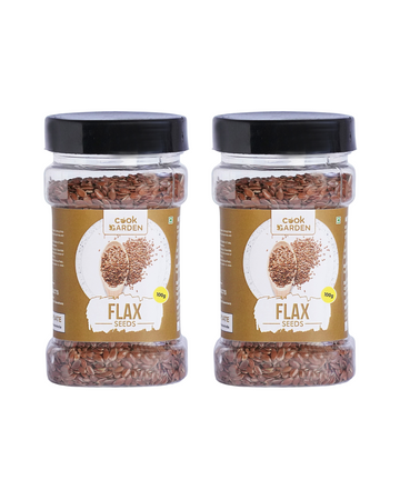 Cook Garden Premium Flax Seeds 200gm (100gmPack of 2)